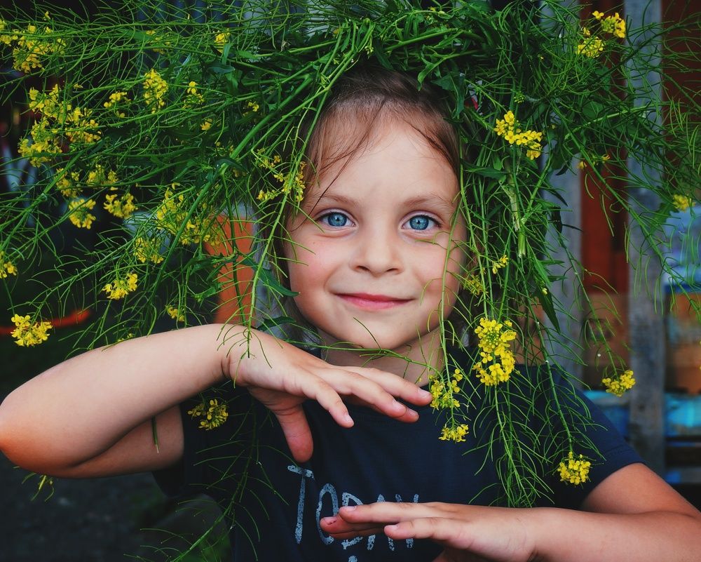 голубоглазая