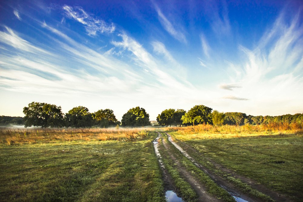 На рассвете