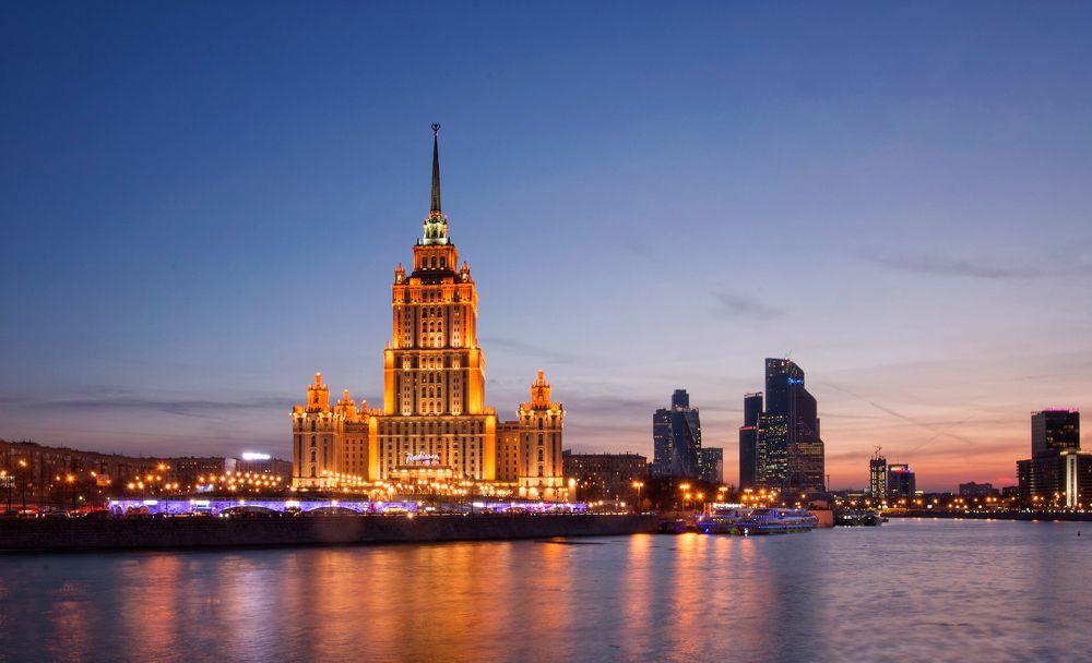 Закат на Москве-реке