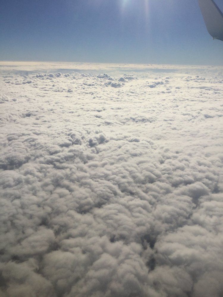 Above the clouds