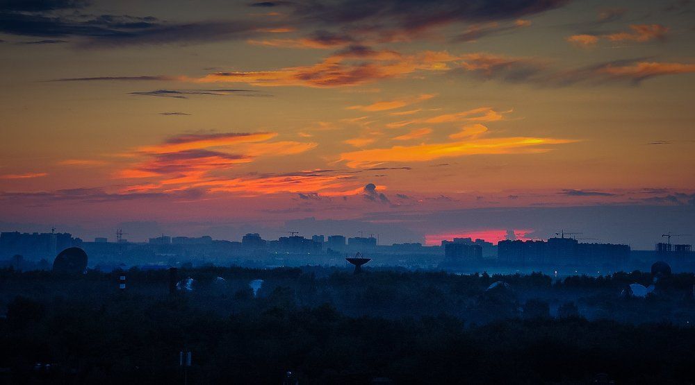 Закат в Щёлково