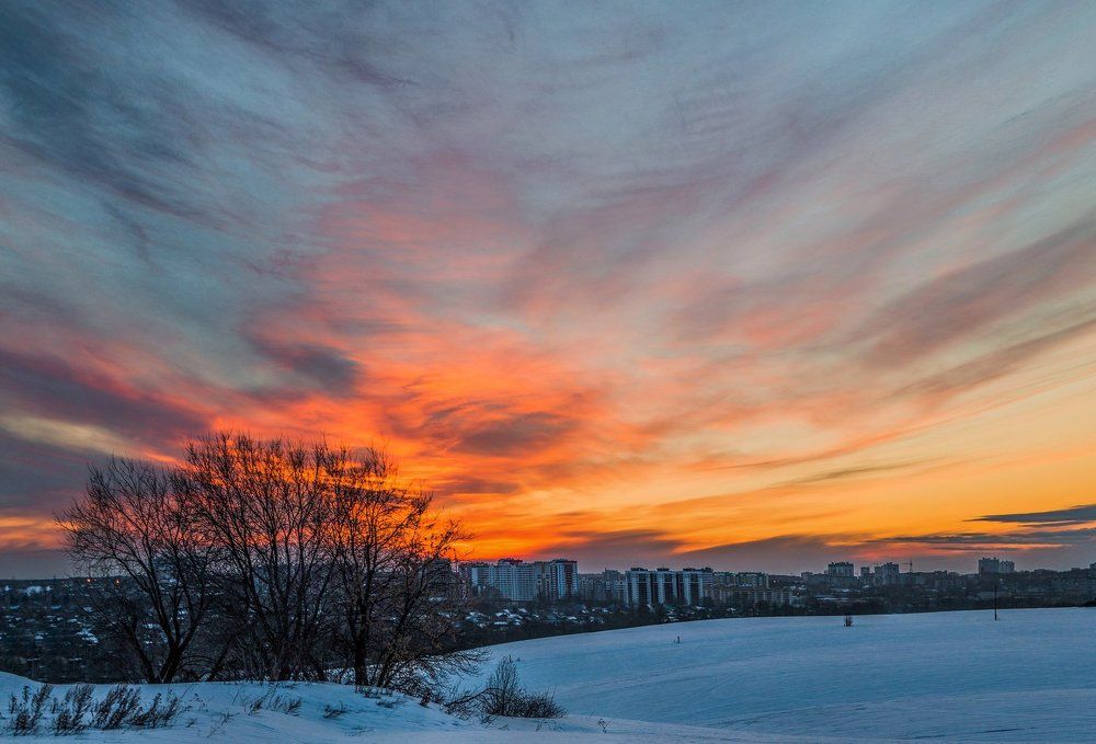 Огненный закат