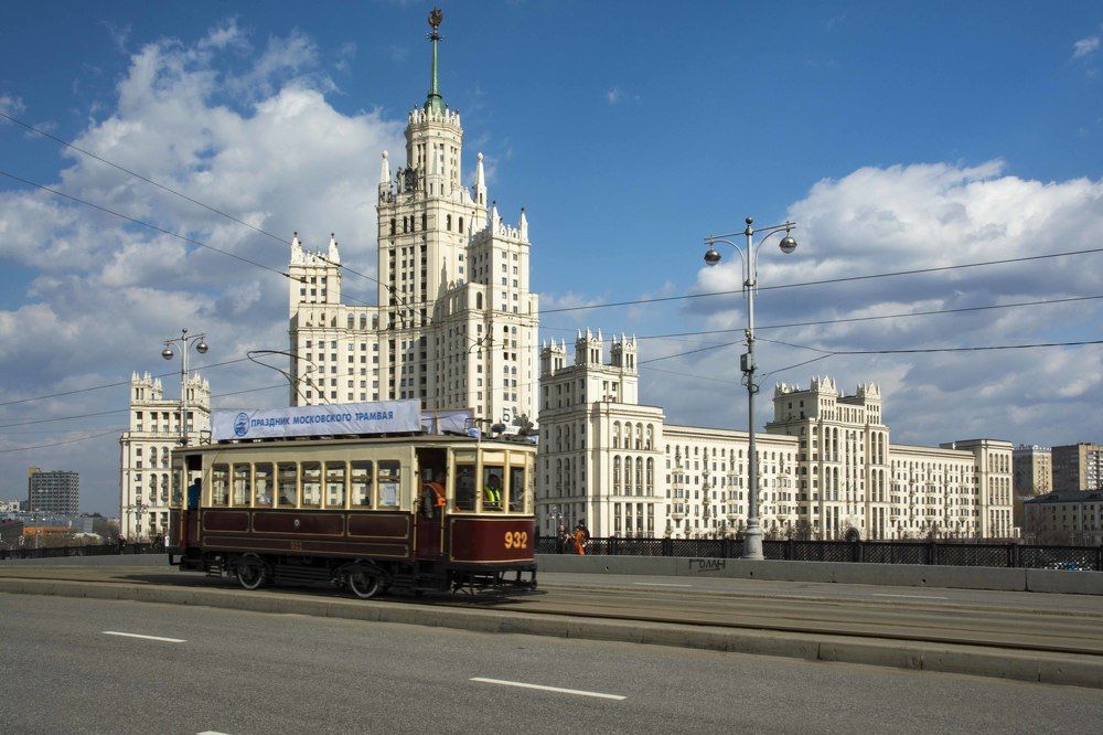 Парад трамваев в Москве 2018