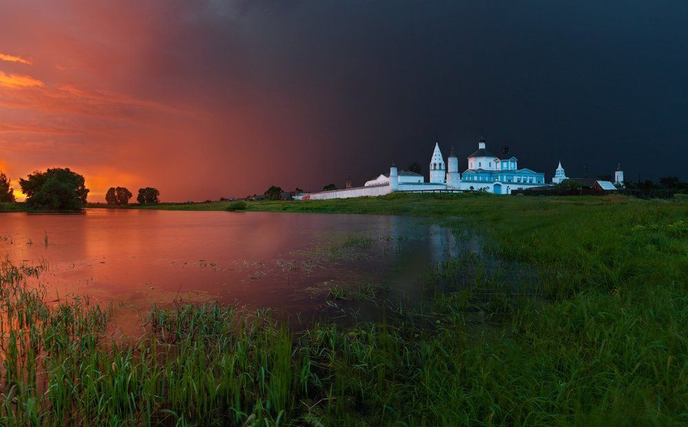 Во время грозы