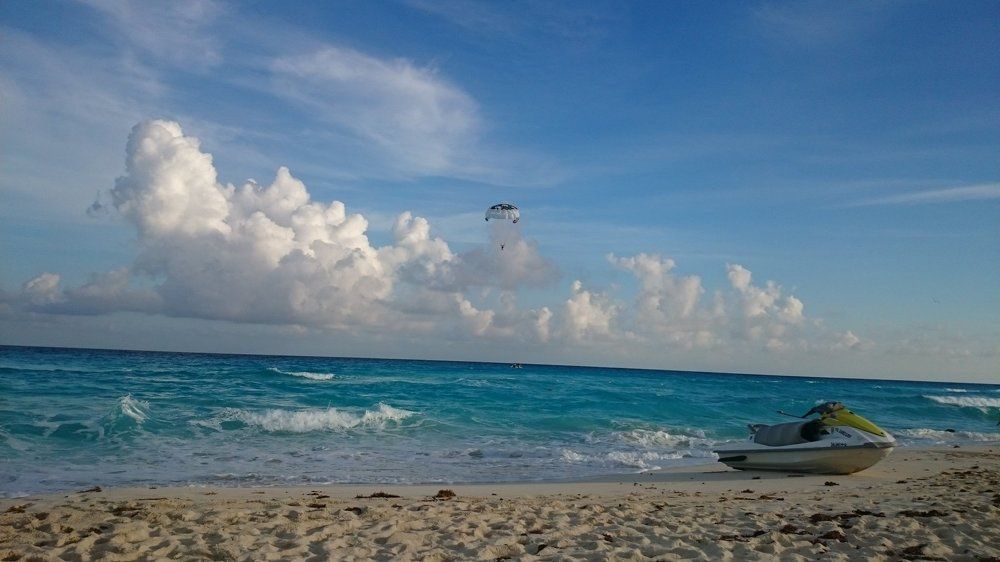 Wonderful sky over the sea