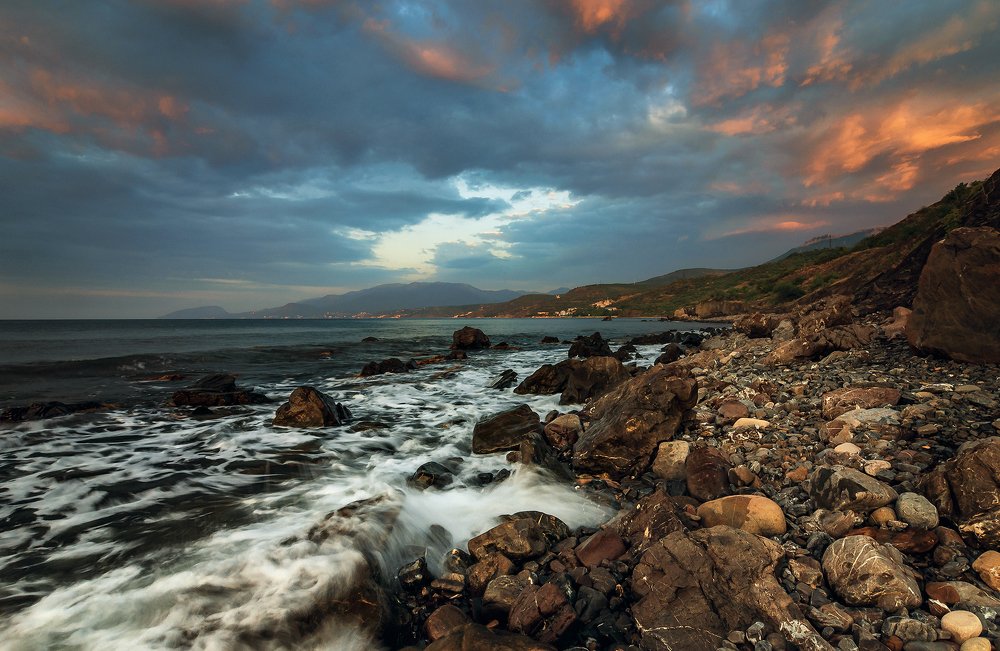 Сотера. Вечерние облака.