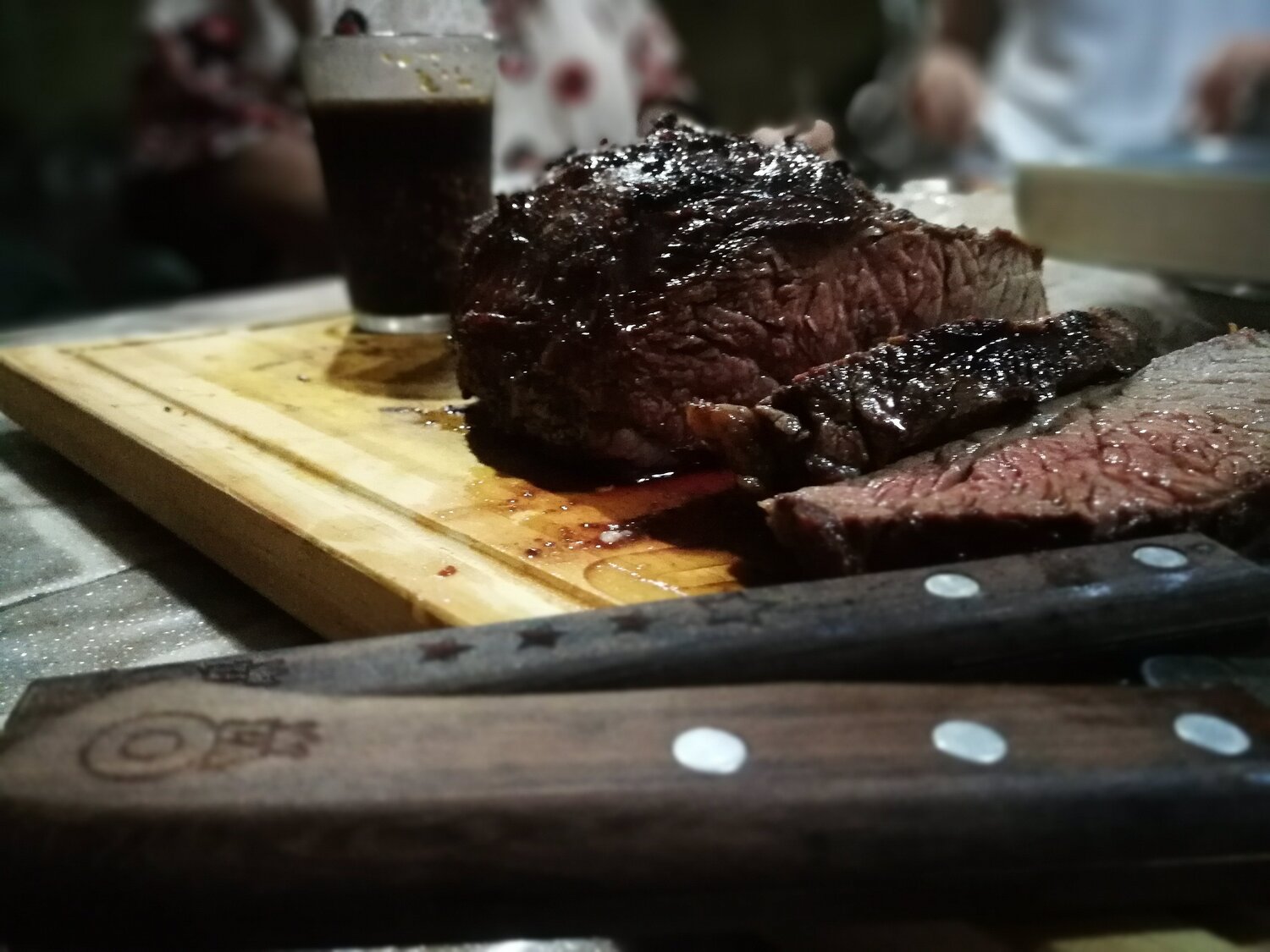El asado en familia