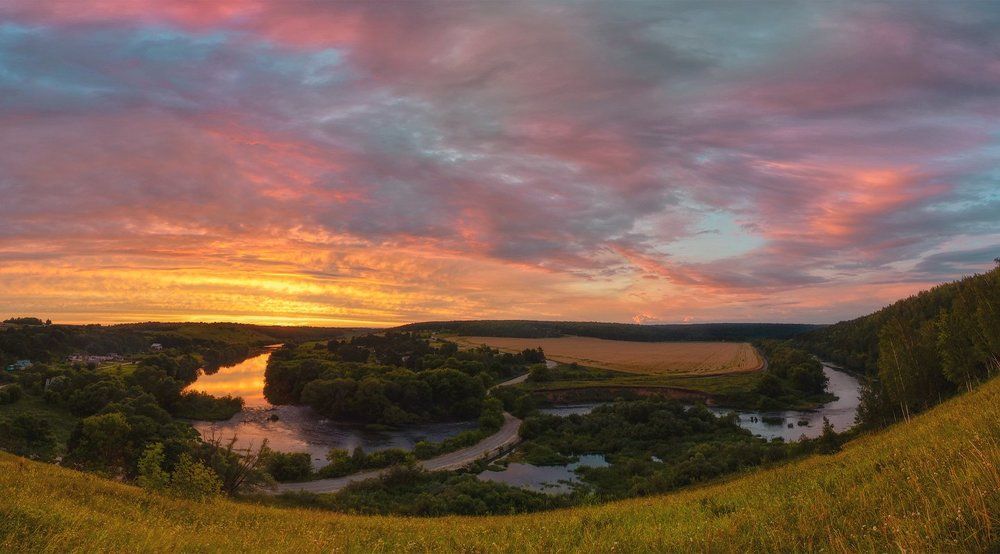 Красивая меча. Вязово. Вечер.
