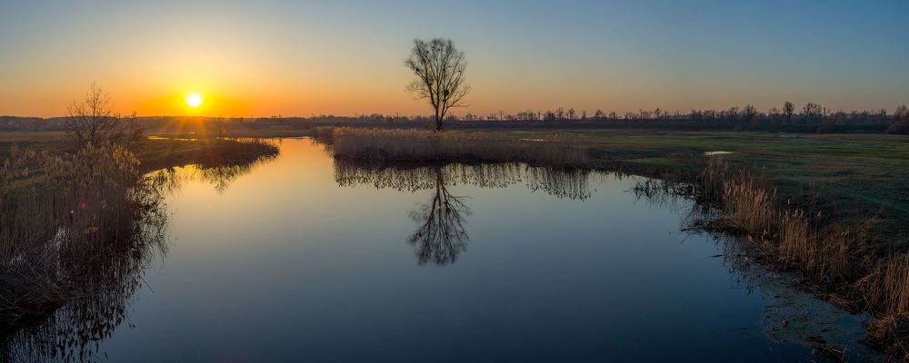 Рассветы на мже (панорамное)