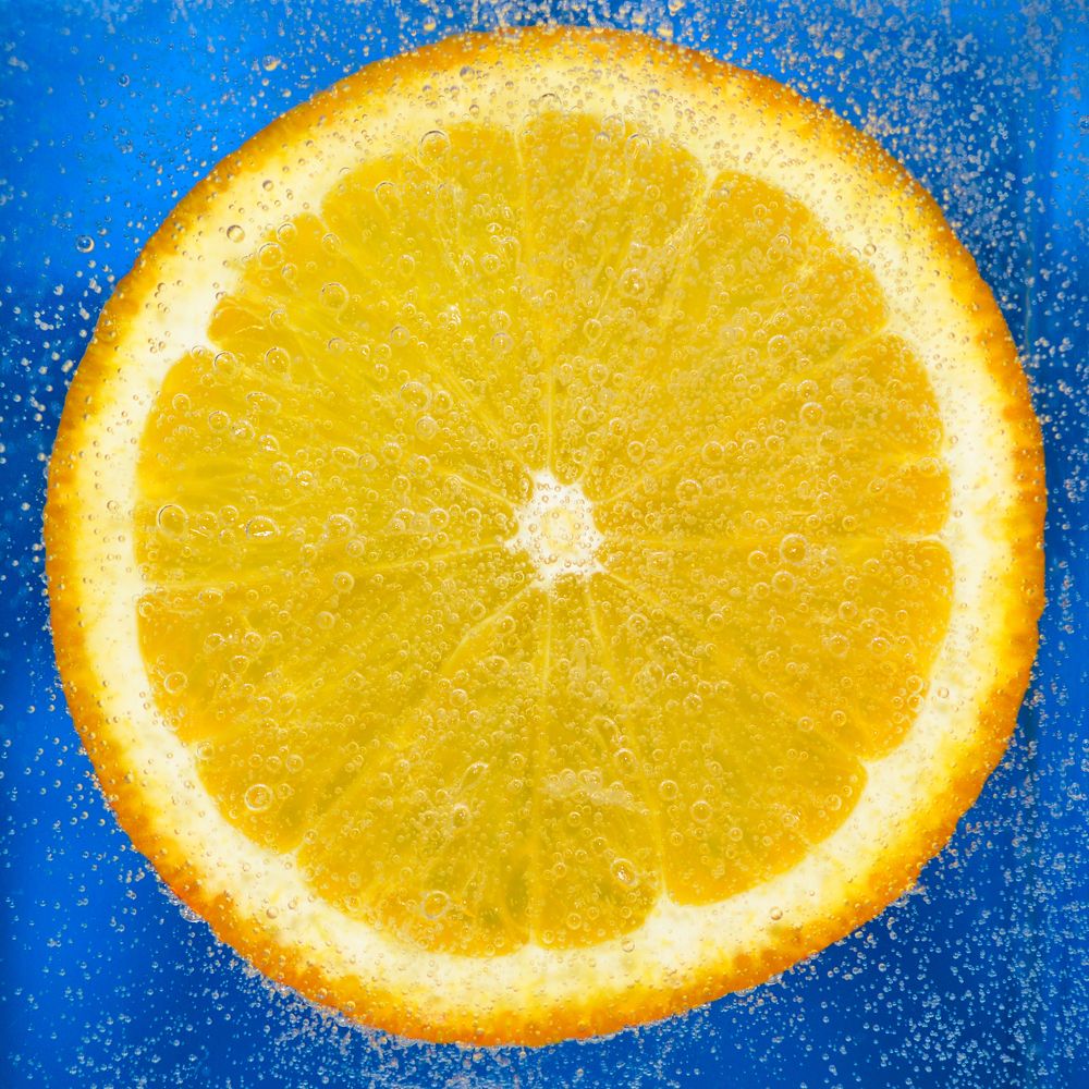 Апельсин в пузырьках