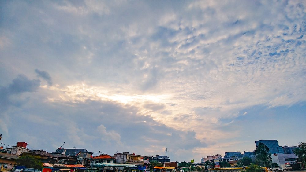 Dusk in the city