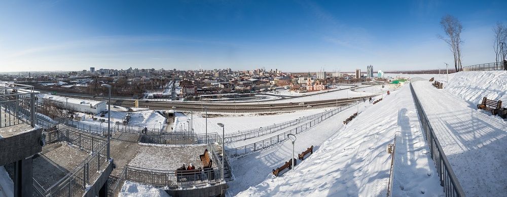 город с высоты