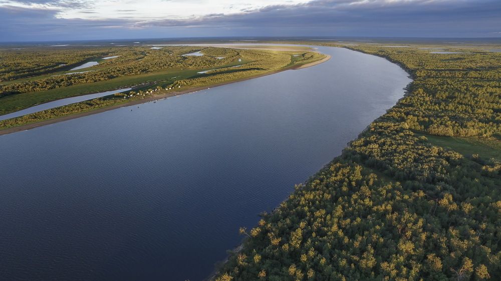 Стойбище рыбаков на р. Таз