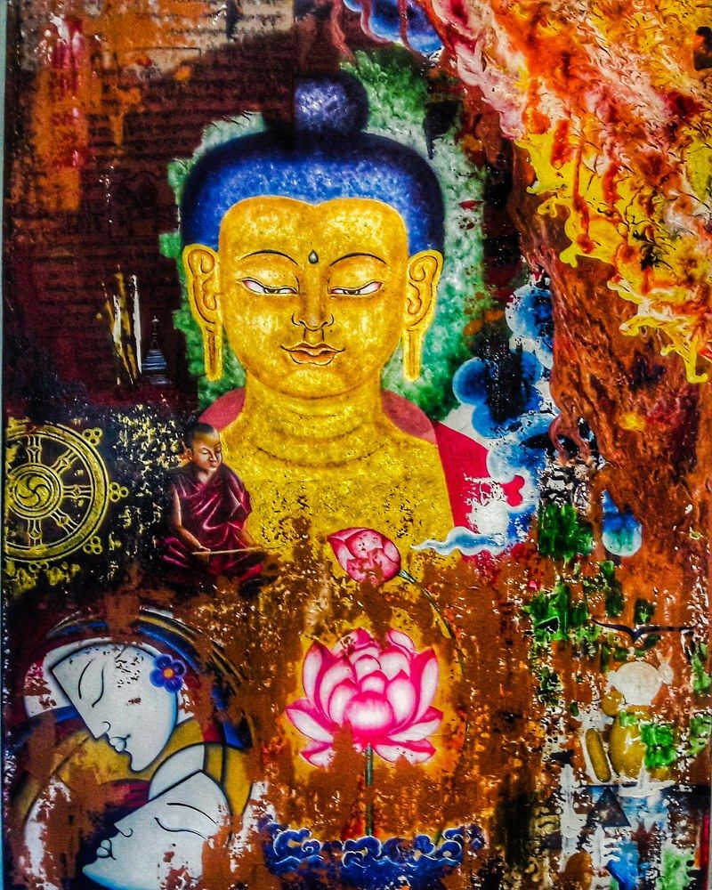 Buddha art by vast artist