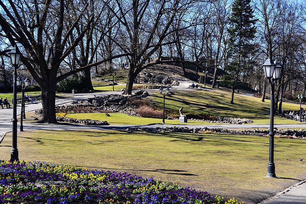 Апрель. Весна в парке. - April. Spring in the park.