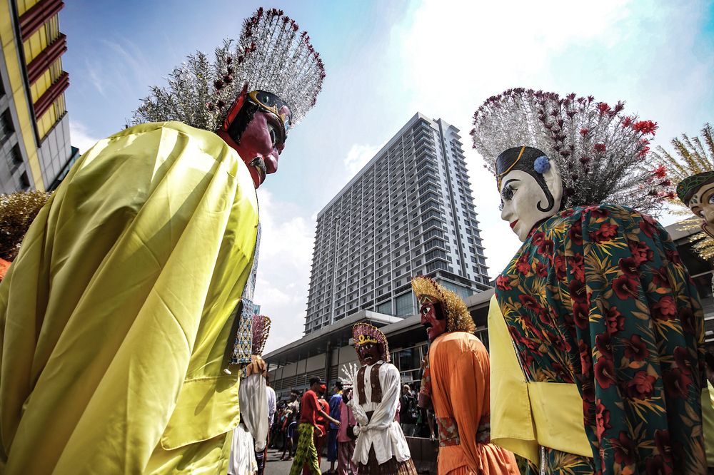 Ondel ondel, Jakarta, Indonesia.