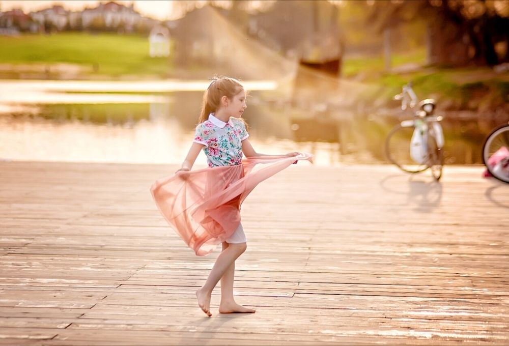 Танец на закате