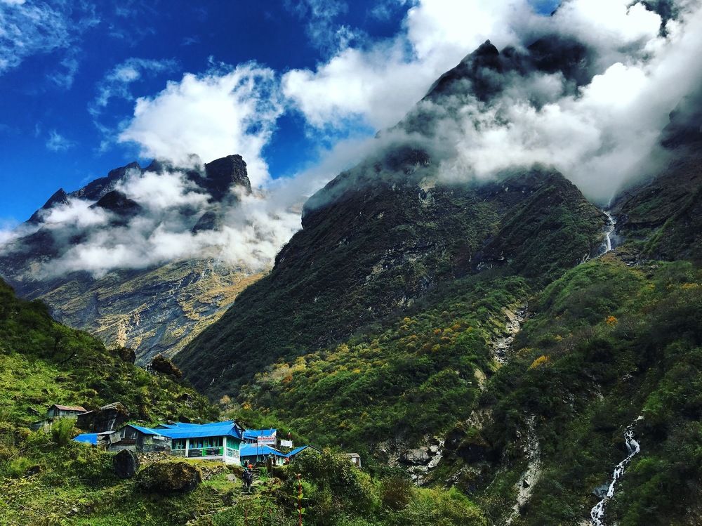 Wanderlust mountains of Nepal