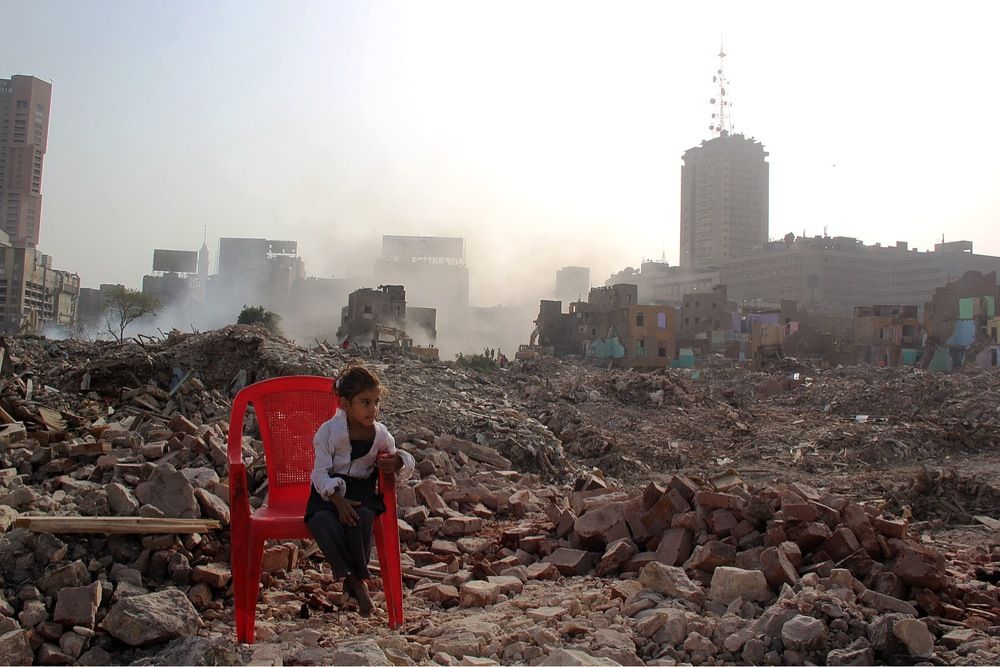 The end of the Maspero Triangle in Egypt .