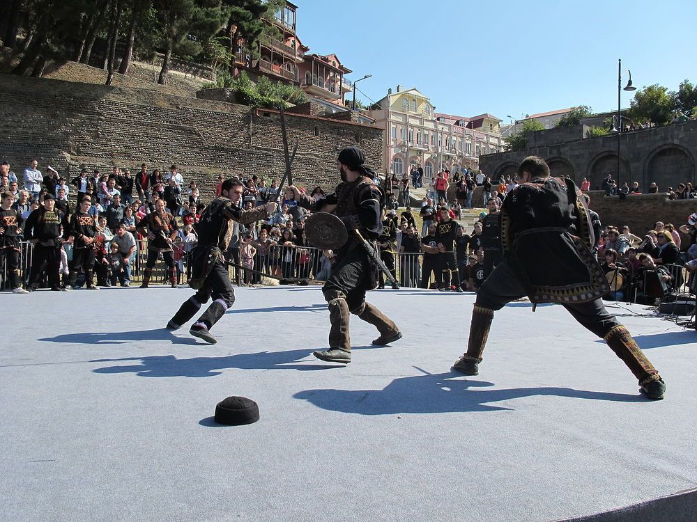 На празднике  Тбилисоба