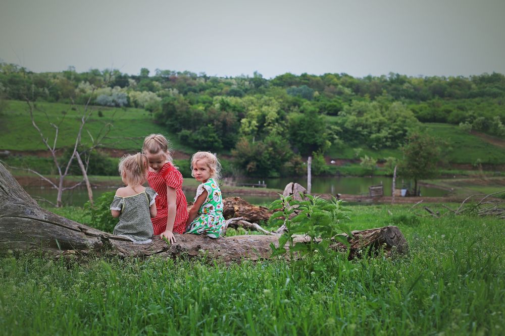 Прогулка на пруду