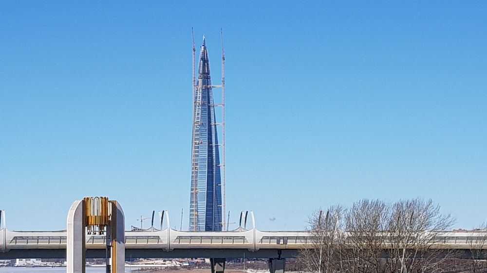 "Лахта-центр" - Санкт-Петербург.