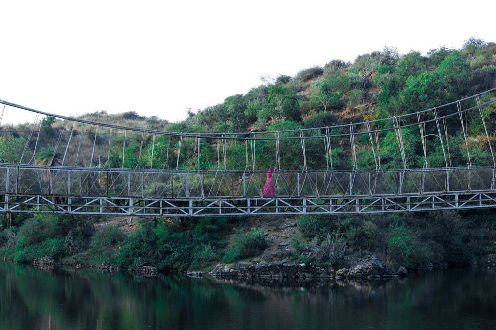 A woman walking on Zulla