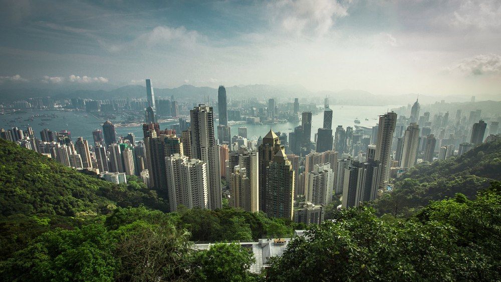 view from Victoria peak, Hong Kong
