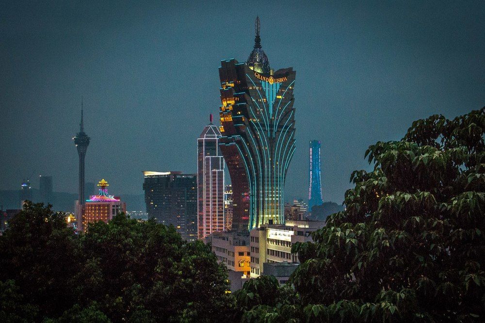 вид на казино Grand Lisboa, Макао