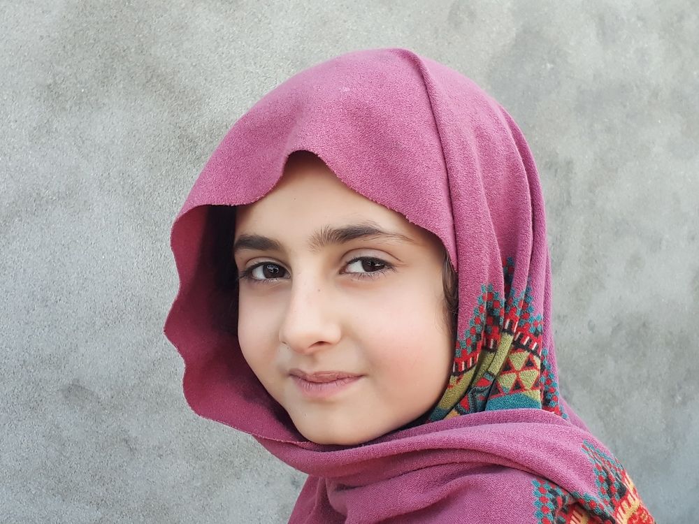 Portrait with mobile