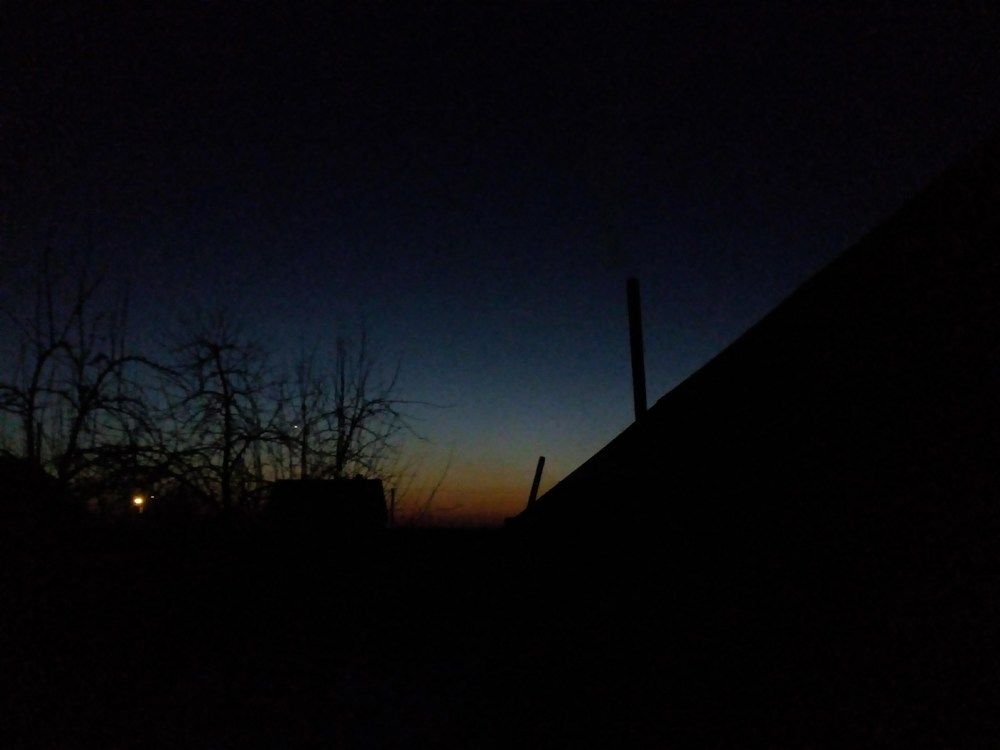 Black night