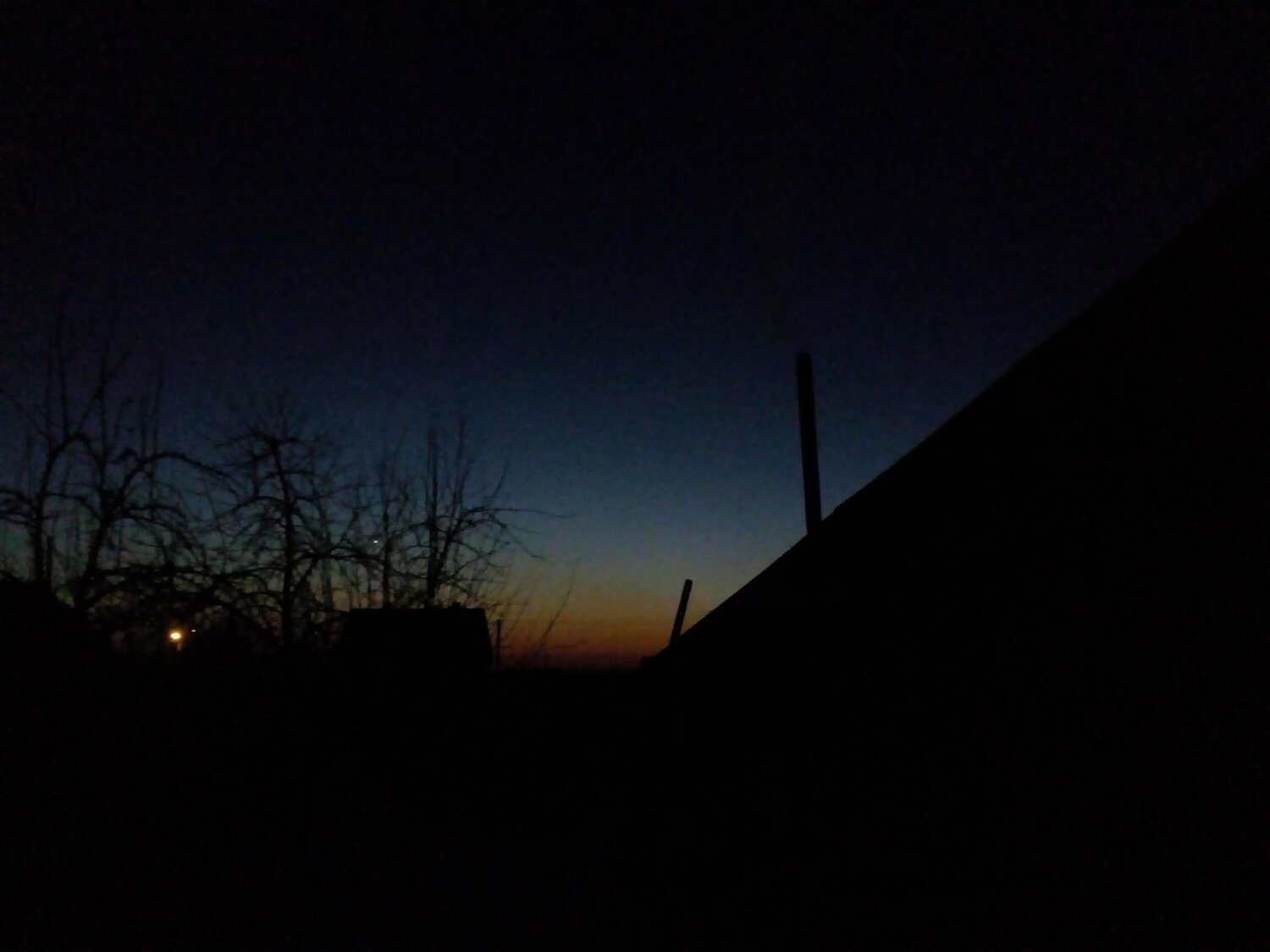Black night