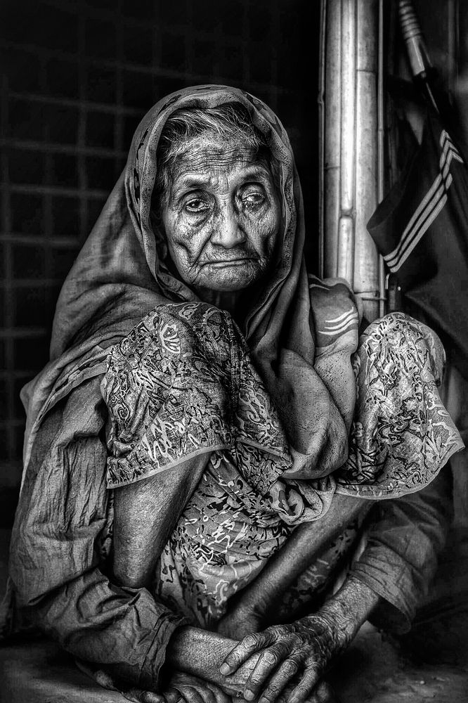 Rohinga Old Woman