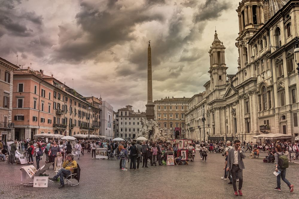 Рим. Пьяцца Навона.