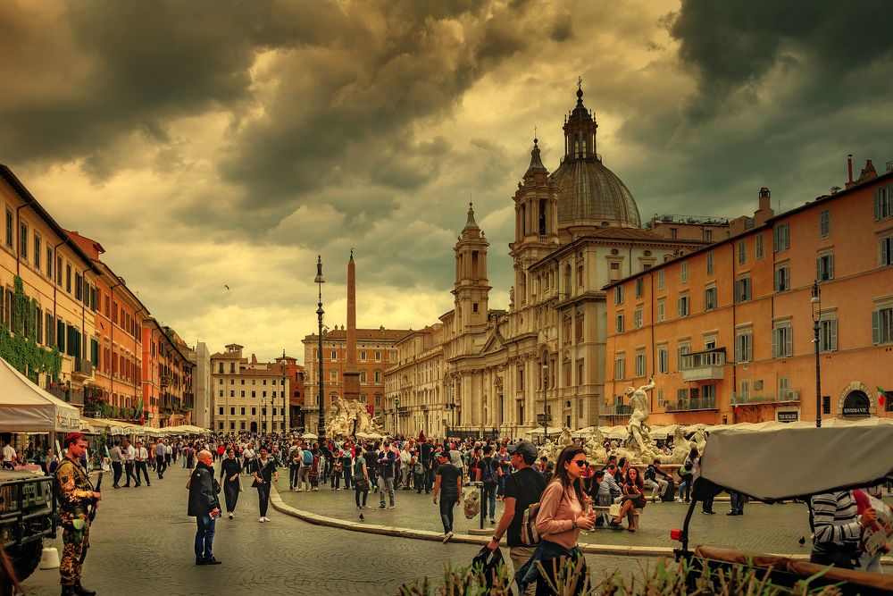Рим. Пьяцца Навона #1
