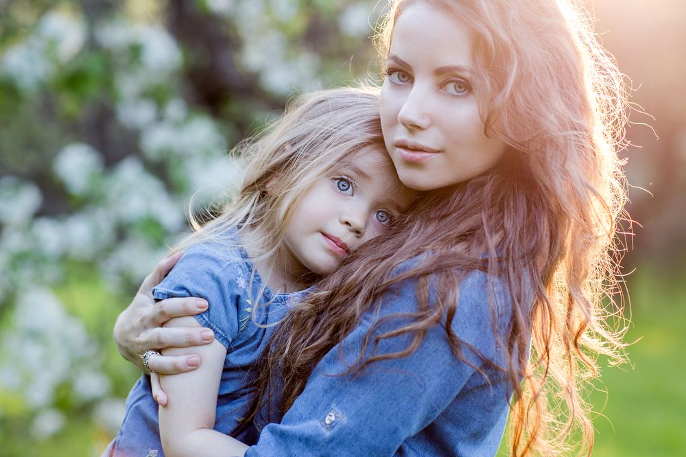 Мама и дочка