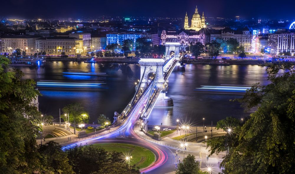 Budapest at night