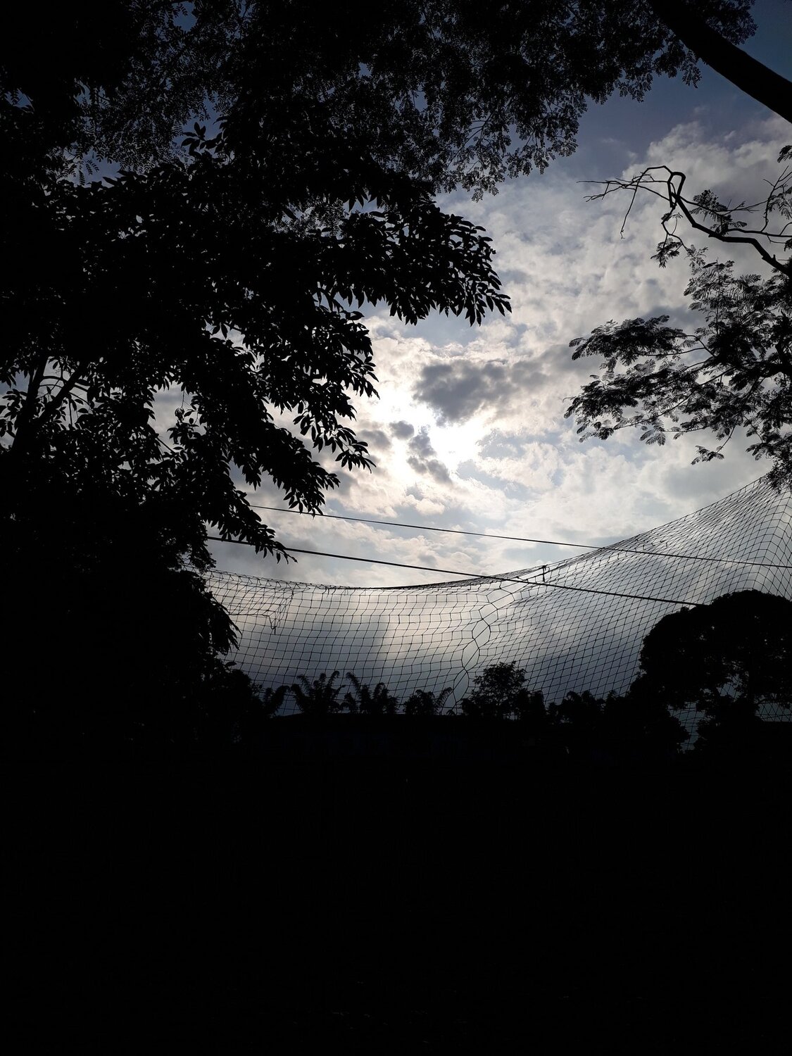 Cloud and sun...