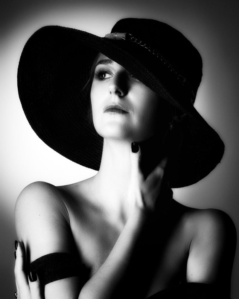 Hat and Petite Black Dress