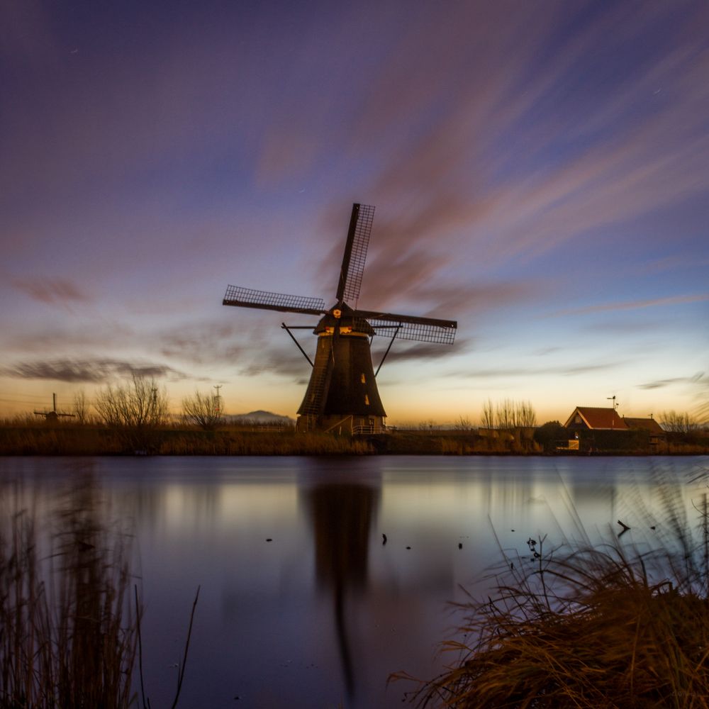 Kinderdijk first sunrise 2018