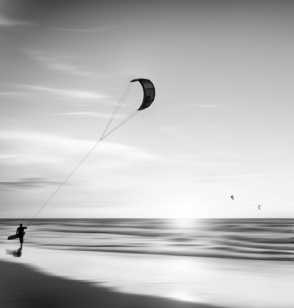 Kitesurfer's sunset