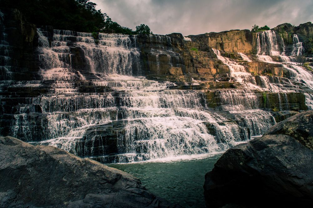 Водопад Понгур. Вьетнам.