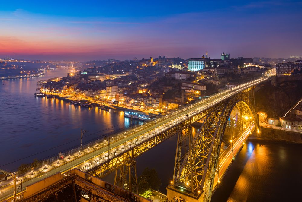 Porto after sunset...