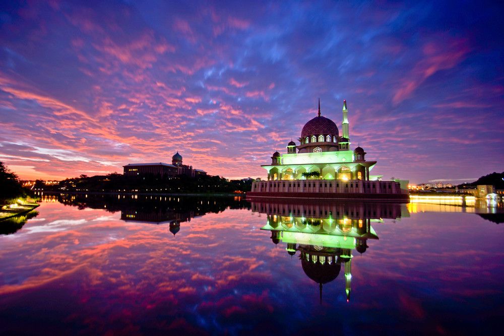 The Mosque and the sunrise