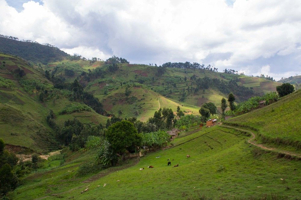 Beautiful mountains of eastern Burundi