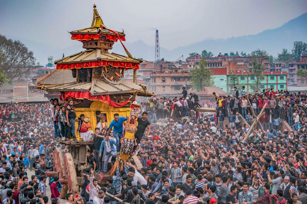 Crowd in Biska Jatra