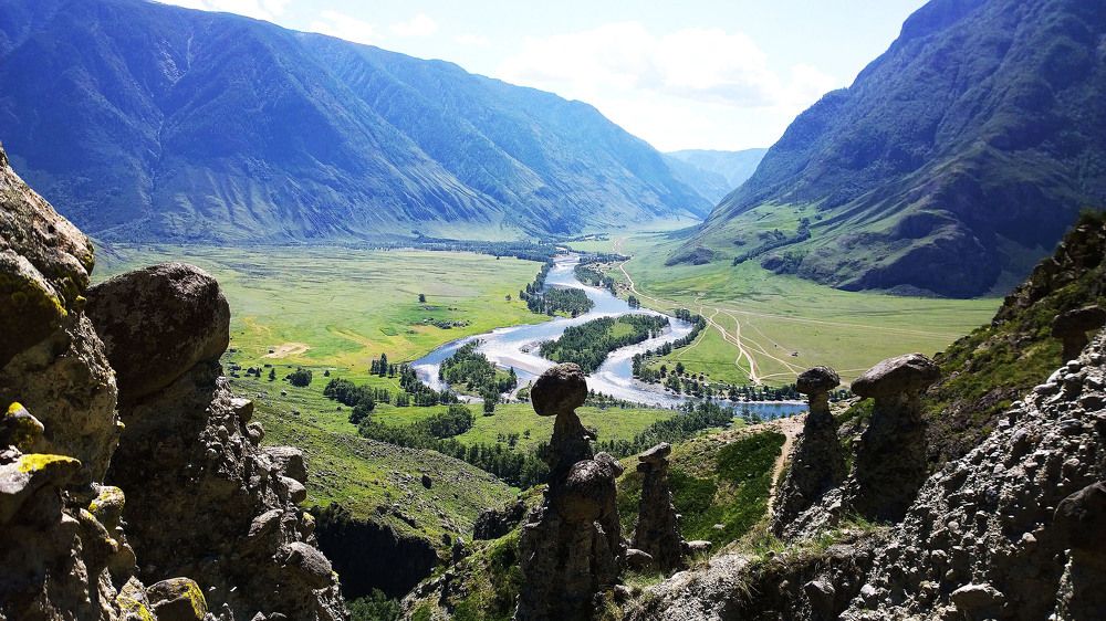 Каменные грибы Горного Алтая