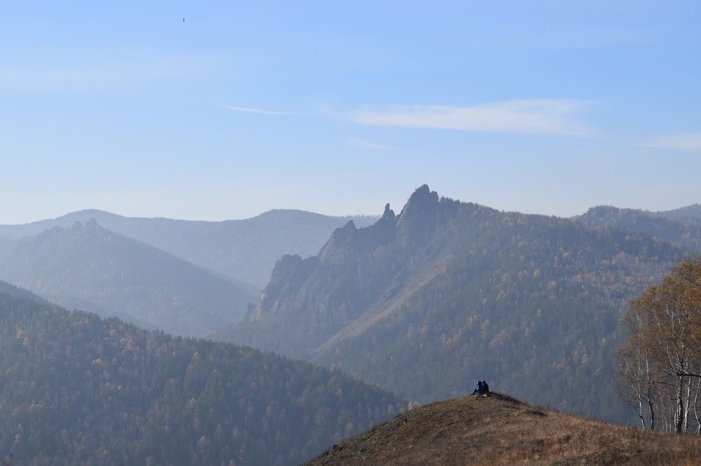 Осенние горы сибири