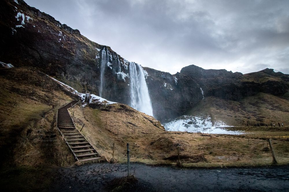 Moody Weather In The Iceland