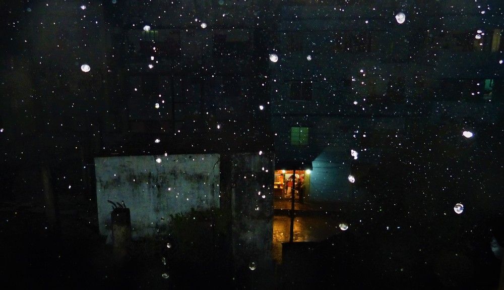 Rain Drops in a Quiet Place